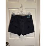 Wild Fable Womens Black Super High Rise Cutoff Denim Shorts Size 6 Distressed Photo 1