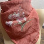 Made in Japan YUMI KATSURA handkerchief hand towel sweat towel pink 20” Square Photo 0