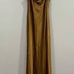 L'Agence Arianne Cowl Neck Silk Maxi Saddle Dress 14 Photo 1