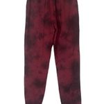 PINK - Victoria's Secret Pink by Victoria's Secret Maroon Red Tie Dye Joggers Women Sz XS Photo 7