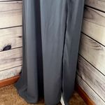 Tobi Slate Grey-Blue Lace Backless Maxi Dress Photo 5