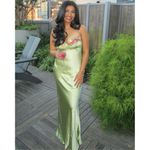 Princess Polly  Kenzie Maxi Dress in Green Size US 4 Photo 12