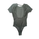 Lulus Short Sleeve Thong Bodysuit Brown Women's Size Medium Photo 3