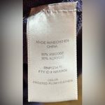 Adrienne Vittadini Size S Cowl Neck Purple Tunic Sweater Photo 2