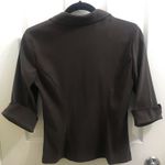 Vintage 90's La Belle EUC Stretch 3/4 Sleeve Blazer Lightweight Jacket Classic S Brown Photo 1