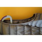 32 Degrees Heat Thermal Lightweight Puffer Vest Detachable Hood Gray Size XS Photo 4