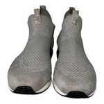 EUC URBAN SPORTS BY J SLIDES Gray and Silver Metallic Slip Photo 2