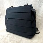 Salvatore Ferragamo Black Canvas Chain Link Shoulder Bag Photo 5