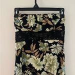 vintage “lipstick” strapless bodycon dress floral with lace detail size S Photo 2