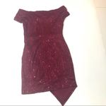Bailey blue  off the shoulder sparkle mini dress Medium Photo 7