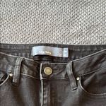 Indigo Rising Black Flare‎ Jeans Size 25 Frayed Hem Stretch High Rise Boho Retro Photo 3