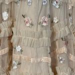 Mac Duggal  Size 10 NEW Style 8037 Blush Multi Embroidered Floral Evening Gown Photo 12