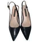 French Connection Women Patent leather pointed toe Shoes Whit Small heel , 7.5 Photo 3