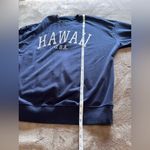 HAWAII Navy Blue Oversized Pullover Crewneck Sweatshirt Women’s Sz M EUC Size M Photo 4