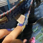 Paris Blues  jean skirt sz 16 denim embroidered Photo 3