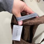 NWT Raquel Allegra Slip dress rayon brown knee length SZ 1US6 Photo 5