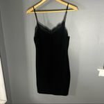 Lulus  black lace trim v neck sleeveless dress Photo 4