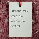 Raga  Elle Smocked Top‎ in Burnt Orange Sz XS NWT Anthropologie Boho Photo 3