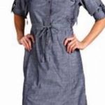Columbia NWOT  Charcoal Gray Utility Dress. Sz S Photo 0