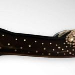 Badgley Mischka Women's Quinn Black Satin Embellished Flats 7.5 | EUC Photo 5