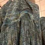 Chadwick's Teal Knit Cardigan | Long Open Sweater w/ Pockets Photo 9