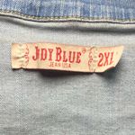 Judy Blue  Light Wash Distressed Denim Vest Size 2XL Photo 2