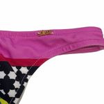 NEW Salinas L Runway Cheeky Bikini Bottoms MultiColor PalmTrees Birds Swim Beach Blue Size L Photo 5