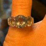 Teal Color Changing Fluorite Sterling Silver Ring Size 5 Photo 1