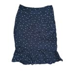 Jigsaw Black White Dashes Chiffon Midi Skirt Viscose 4 Whimsical Academia Preppy Photo 2