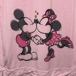 Disney  PARKS WOMEN'S KISSING MINNIE & MICKEY MOUSE SHIRT, TOP.‎ XXL, PINK Photo 1