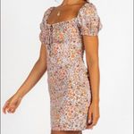 Mimi Chica ✨ Teal Smocked Floral Mini Dress✨ Photo 5