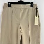 Rachel Zoe hi-rise straight leg pull on ponte pant with pintuck front seam sz 8 Photo 1