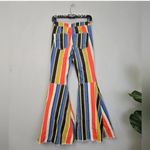 Free People We The Free Float On By Stripe Bell Bottoms Photo 5