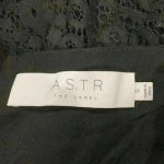 ASTR ⭐️  black lace mini dress in size small Photo 4