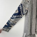 CHAPS  100% Cotton Western Aztec Open Front Cardigan Sweater Photo 4