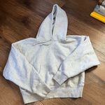 Aritzia  TNA Sweat Fleece Cozy Fleece Grey Boyfriend Fit Sweatshirt Photo 0