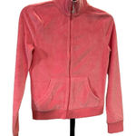 Juicy Couture New Ombre Rhinestone Logo Velour Tracksuit Jacket XS Photo 0