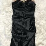 Hailey Logan Adrianna papell black mesh dress 3/4 Photo 0