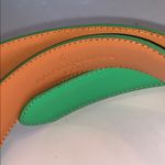 Ralph Lauren Golf Green Leather Belt Silver Hardware M Photo 1