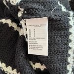 American Eagle Black & White Striped Chunky Knit Sweater Photo 8