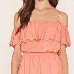 Forever 21 ✨ Embroidery Open-Shoulder Romper ✨ Photo 0