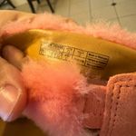 UGG NWT  Del Rey Fluff Heel light pink chunky heeled sandals w/fur accent / 6 Photo 13