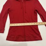 Energie Y2K Red Teen  Medium Zip Up Hoodie W 3/4 Sleeves Photo 5