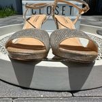 Badgley Mischka American Glamour gold sparkly heels sz 6 Photo 11