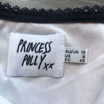 Princess Polly Purple Orange Yellow Tie Dye Mini Skirt Black Floral Size 8 Photo 6