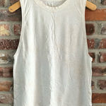 Lululemon  White Orange Muscle Tank Top Shirt Photo 0