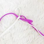 Anthropologie L*PSACE Sea Glass Color Block String Bikini Top Purple Brown Ivory Size XL New Photo 4