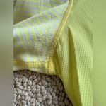 Lululemon Women's Ice Queen Long Sleeve Stripe Top Size 6 Yellow Athletic Comfy Photo 7