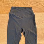 Gold Hinge  - V Waist Flare Leg Yoga Pants in Gray Photo 1