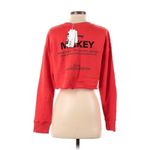 ZARA  Red Black ©Disney Mickey Mouse® Cropped Sweatshirt - S Photo 1